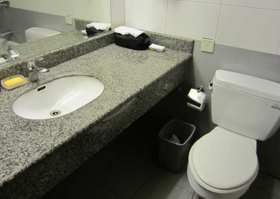 China Academy of Art dormitory bathroom